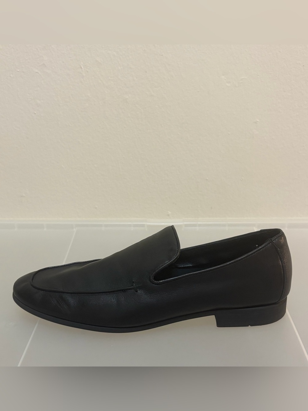 Zara Man Unstructured Leather Slip-On Loafers Men's Size 39 (US 6.5)